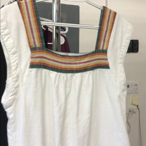 Faherty brand cotton jumper dress